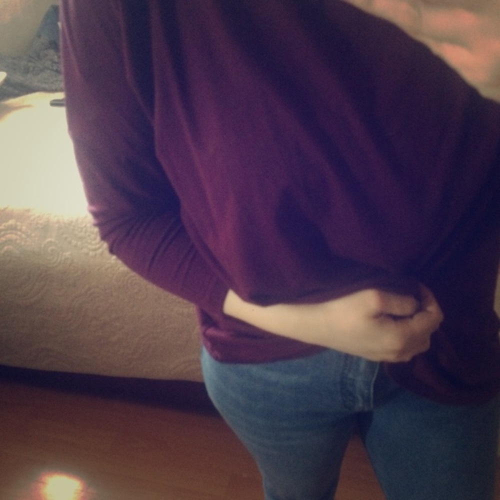 🔴SOLD✔️!✨Rich Purple draping Top